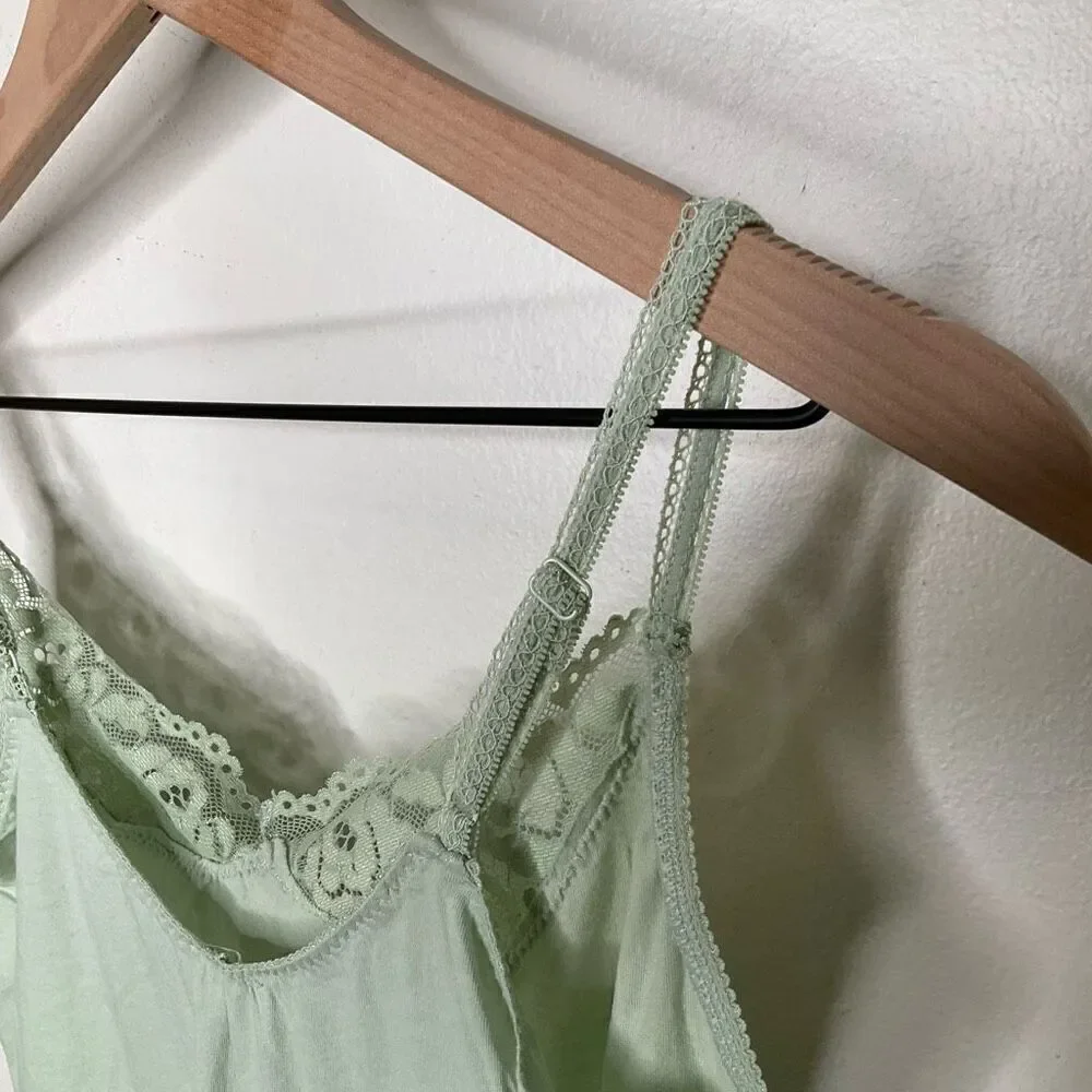 Free People Lace Trim Bodysuit